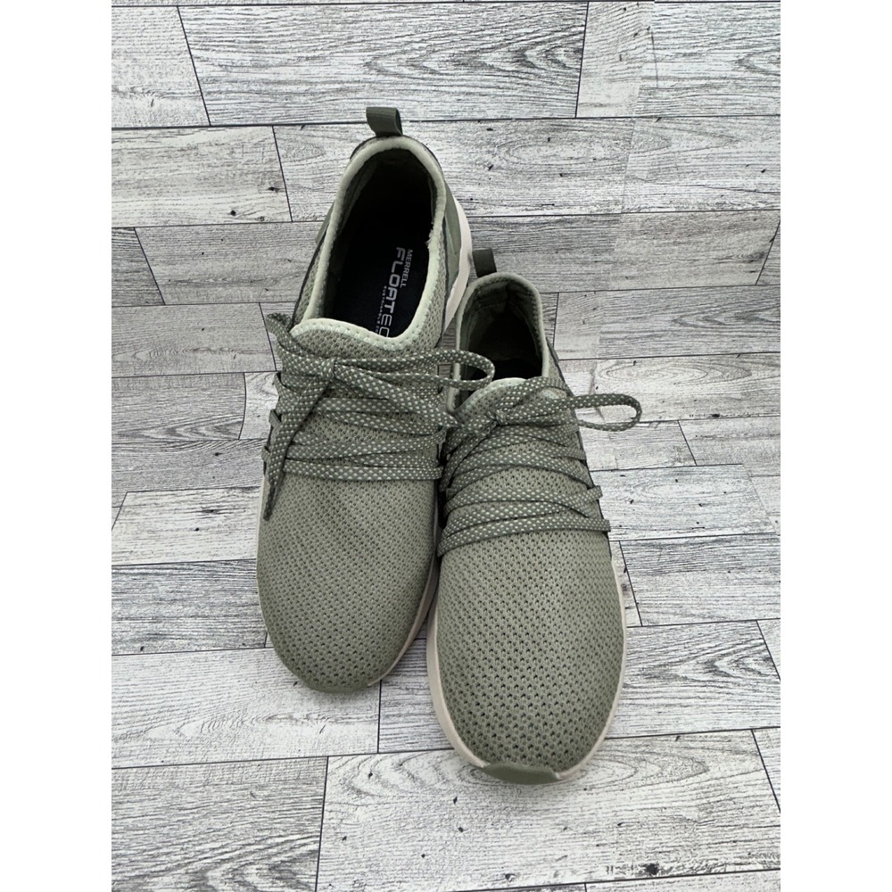 Merrell FloatEco Women Sz 9.5 Olive Green Sustainable‎ Comfort Sneakers J003330